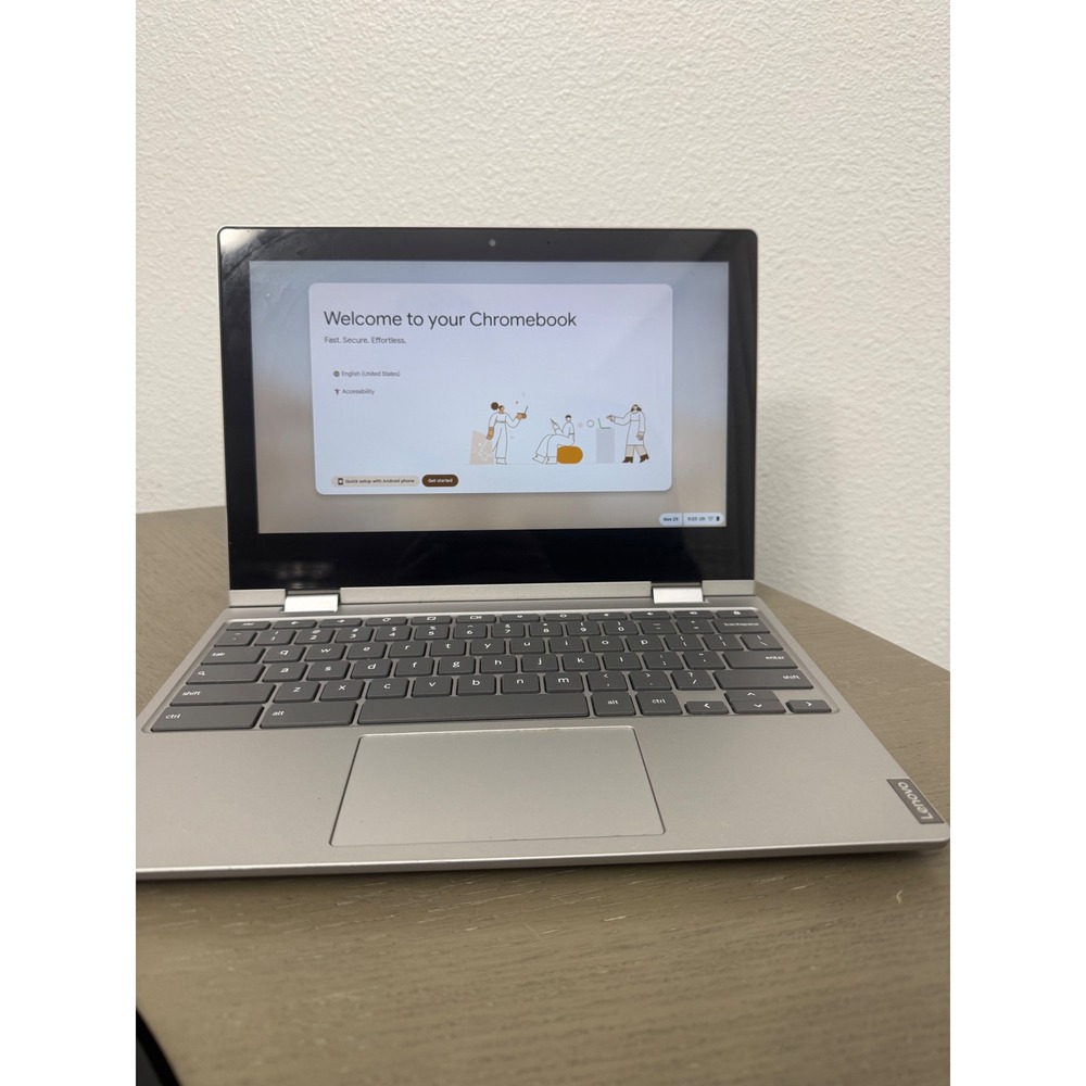 Lenovo Chromebook C340-11 Laptop 81TA 11.6" Touchscreen 2-in-1 Platinum Grey - Picture 4 of 8